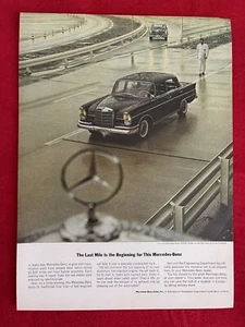 Vintage 1963 Mercedes Benz Print Ad - Picture 1 of 7