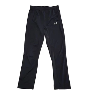 Under Armour Skinny Tracksuit Bottoms Black Uk Boy's Size XL W29 L27 ZZ63 - Picture 1 of 4