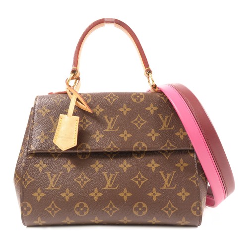 LOUIS VUITTON（LV） Borsa a tracolla Louis Vuitton LV GHW Cluny BB 2 vie M42738 monogramma marrone