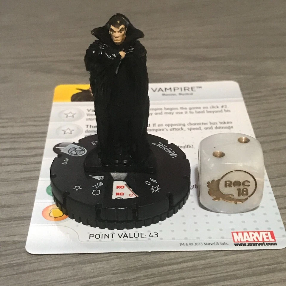 Marvel Heroclix Amazing Spider-Man 012 Vampiro Foto 1 de 1