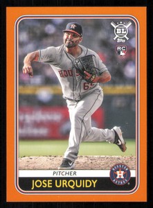 2020 Topps Big League #8 Jose Urquidy - Orange - Near Mint