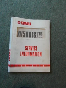 YAMAHA XV500S & XV535S 1996 Service Information Workshop 4KU-SE1 English - Picture 1 of 10