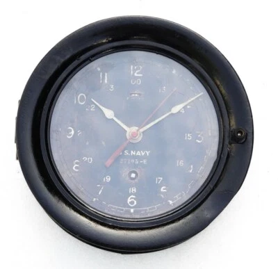 RELOJ ANTIGUO SETH THOMAS MARINA 27015-E BARCOS MARINOS CUBIERTA BAQUELITA Foto 1 de 4