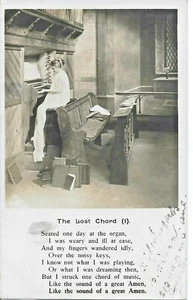 The Lost Chord de Sir Arthur Sullivan (1842-1900) --POSTAL - Imagen 1 de 2
