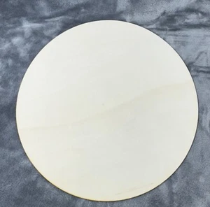 11PACK Wood Circles For Crafts 12 Inch Unfinished Wood Rounds Discs Wreath Board - Picture 1 of 2