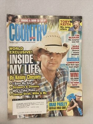 Country Weekly Magazine Kenny Chesney Bares His Soul September 2007 091117nonrh - Image 1 of 4