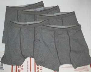 Boys Gray Boxer Brief Underwear size Large (26-28) New 5 pk (F10B1) - Picture 1 of 3
