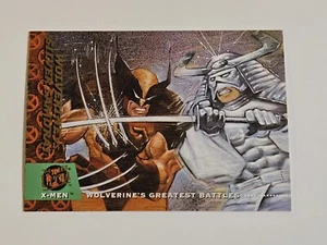 Wolverine vs Samurai 1994 Marvel X-Men Fleer Ultra Card #143  - Bild 1 von 3