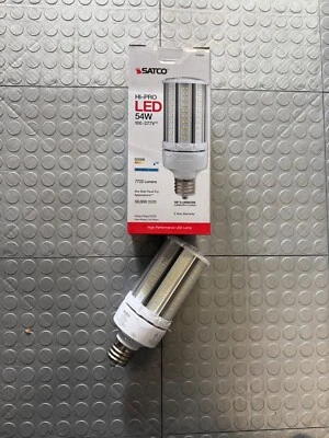 Satco Hi-Pro LED 54W/5000K 100-277V - Natural Light-7722 lumens- Mogul Base/EX39 - Image 1 of 2