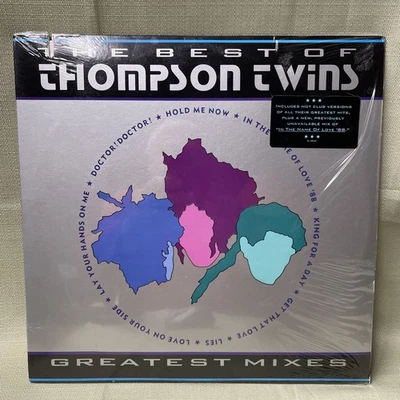 The Best of The Thompson Twins Greatest Mixes 1988 Arista in Shrink Played twice Foto 1 de 4