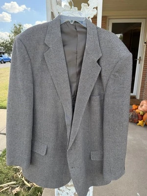 Blazer Abrigo Deportivo Alexander Lloyd Para Hombre Tweed Dos Botones Talla 50R Foto 1 de 4