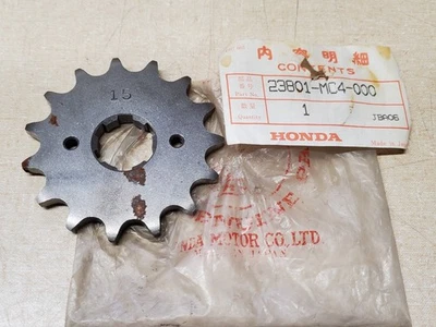 HONDA 23801-MC4-000 COUNTER SHAFT SPROCKET 15 TOOTH XL500R XL600R 1982-87 - Image 1 of 2