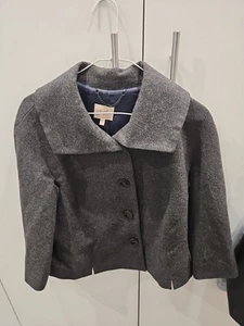 Whistles Womens Pure Wool Jacket Grey Size 14 - Picture 1 of 5