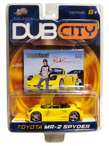 Jada Toys Dub City 2003 Import Racer! #45 Toyota MR-2 Spyder serie firmata - Foto 1 di 1