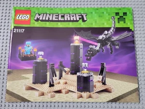 LEGO Nuovo Manuale Istruzioni Solo 21117 Il Drago Ender Minecraft - Foto 1 di 1