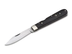 Cuchillo plegable Boker Solingen 1906 Lockback hoja 3,5" 440C, mango de madera de ébano - Imagen 1 de 2