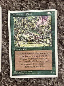 Carnivorous Plant Fourth Edition MTG Common - Picture 1 of 2