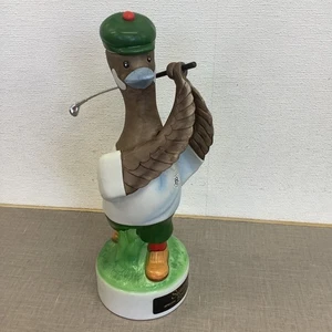 '85 Suntory Open Golf Limited Whiskey Empty Ceramic Bottle Decanter Sanyo Toki - Picture 1 of 12