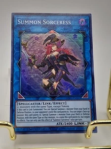 Yugioh Summon Sorceress SOFU-ENSE2 Súper Raro Limitado Casi Como Nuevo - Imagen 1 de 7