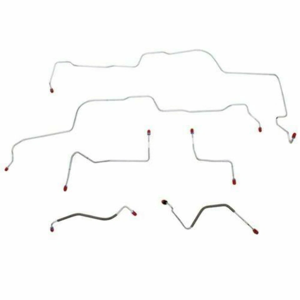 For Ford Torino 1970-71 Front Brake Line Kit 6pcs Power DiscBrake-DKT7001OM-CPP - Image 1 of 1