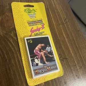 1990 Classic WWF WRESTLEMANIA WRESTLING 25 Card BLISTER HANGER PACK HULK HOGAN - Picture 1 of 2