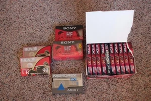 TDK D90 High Output Set 9 versiegelte Kassetten mit 7 versiegelten versch. Tapes - Bild 1 von 3