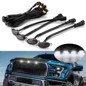 4xLámpara LED blanca parrilla delantera luz de conducción para Toyota Tacoma Tundra estilo Raptor - Imagen 1 de 10