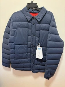 Obermeyer Men’s Explorer Down Shirt, Size M, Blue Nights color NWT - Picture 1 of 5