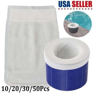 10~50 Pcs Pool Skimmer Socks Filter Replacement Savers for Basket Swimming Pool - Picture 1 of 12