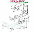 Exploded View Frame Mower SD98 Xd150hd C Parts Castelgarden 2002-13 Parts