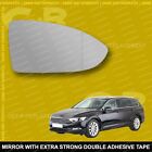 For Volkswagen Passat wing mirror glass 15-22 Right Driver side with Blind Spot