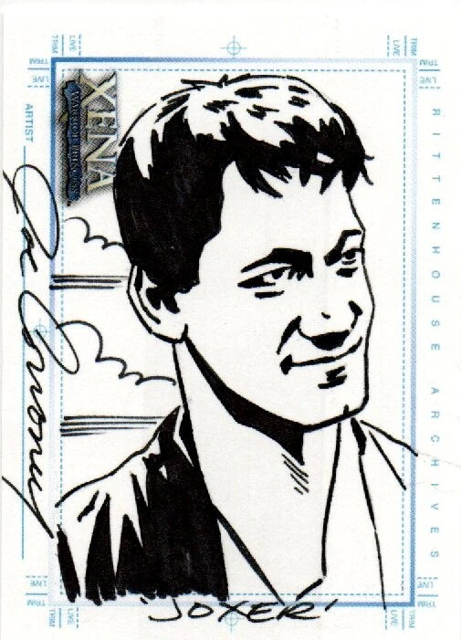 Xena Art & Images - Joe Corroney 'Joxer' Sketch Card - Image 1 of 1