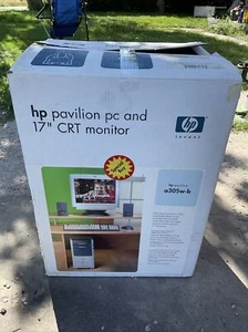 NUEVA COMPUTADORA DE ESCRITORIO HP Pavilion a305w Intel Celeron 256 MB RAM NUEVA EN CAJA DE LOTE ANTIGUO - Imagen 1 de 7