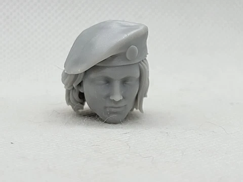 3d Printed Jill Valentine Head 1:12 scale 6" GI Joe Classified/Marvel Legend Cover