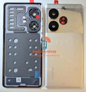 COVER SCOCCA POSTERIORE ORIGINALE per REALME GT6 RMX3851+VETRO FOTOCAMERA GRIGIO - Foto 1 di 1
