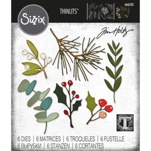 Tim Holtz Sizzix Thinlits Die ~ FESTIVE GATHERINGS, COLORIZE ~ 666333 - Picture 1 of 5