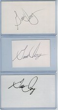 (3) GARTH IORG INDEX CARD SIGNED 1978-87 TORONTO BLUE JAYS PSA/DNA CERTIFIED