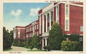 Postcard Hickory High School Hickory North Carolina NC - Picture 1 of 2