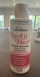 Fantasia Thick'n Hair Infusion Treatment Creme Formula Vintage 4 Oz. Tinted Hair - Picture 1 of 4