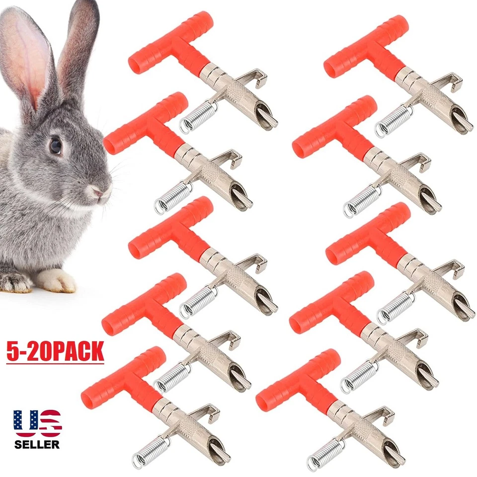 20 шт. поилка для сосков кроликов поилка кормушки поилка для кроликов морских свинок хорьков мышей - Изображение 1 из 4