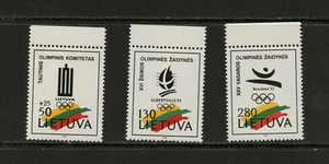 H425 Lithuania 1992 Olympics 3v. MNH - Picture 1 of 1