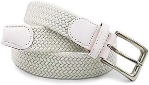 cintura elastica intrecciata colore bianca - Foto 1 di 1