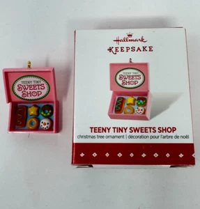 Hallmark 2015 Keepsake Teeny Tiny Sweets Shop Miniature Ornament 2015 MINT IOB - Picture 1 of 8