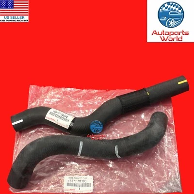 JUEGO DE 2 MANGUERAS DE RADIADOR REFRIGERANTE SUPERIOR E INFERIOR ORIGINALES OEM LEXUS 2004-2006 RX330 Foto 1 de 3