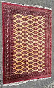 9366001 Alfombra Oriental Lana Anudada a Mano 280x190cm - Picture 1 of 3
