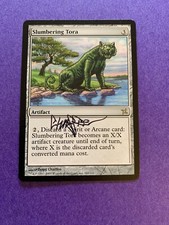 MTG Magic Slumbering Tora Signed Artist Proof x1 Betrayers Of Kamigawa Chaffee