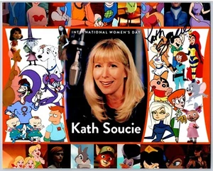 Kath Soucie Signed 8 x 10 Photo - Voice Actress - Cartoons - Bild 1 von 2