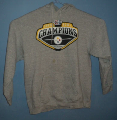 Moletom com capuz 2006 Reebok Pittsburgh Steelers tamanho 2XL Super Bowl Champions NFL A#11509 - Imagem 1 de 4