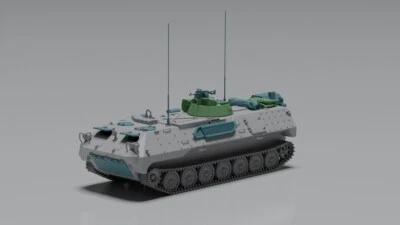 3D Printed 1/72 Soviet MT-LBU 1V14 Light Armoured Multipurpose Vehicle Model Kit - Image 1 of 4