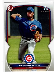 Jefferson Rojas Chicago Cubs 2023 Bowman 1st Bowman - Imagen 1 de 2